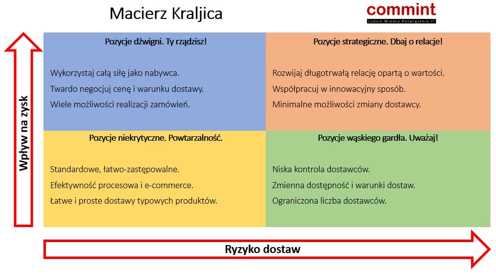 Macierz Kraljica. Segmentacja dostawców